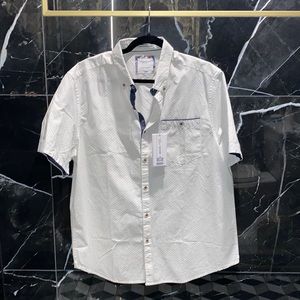 DENIM & FLOWER MENS S/S CASUAL BUTTON DOWN - NWT